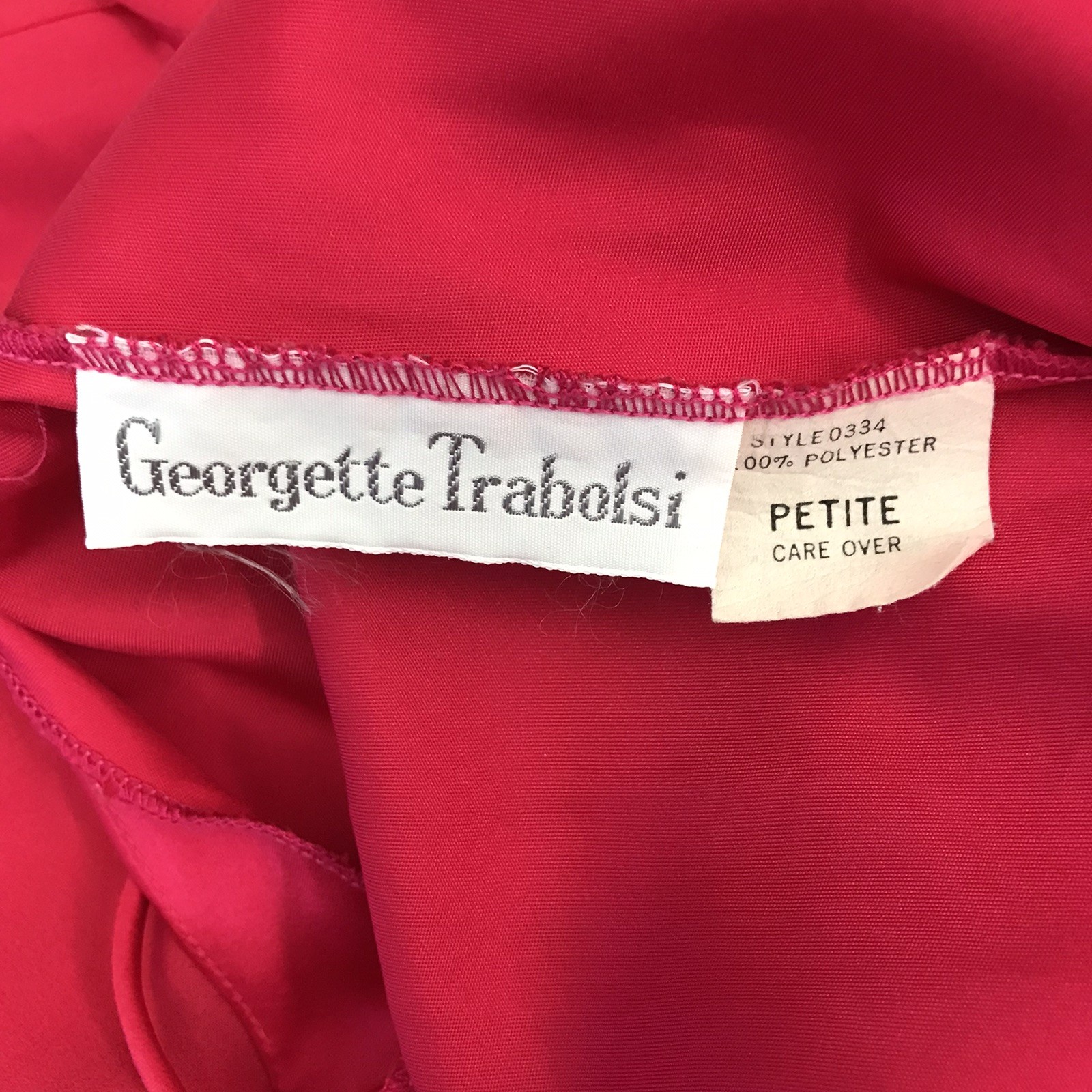 VTG Georgette Trabolsi Slip Dress With Robe Asymmetric Fairy Sexy Retro Sz S