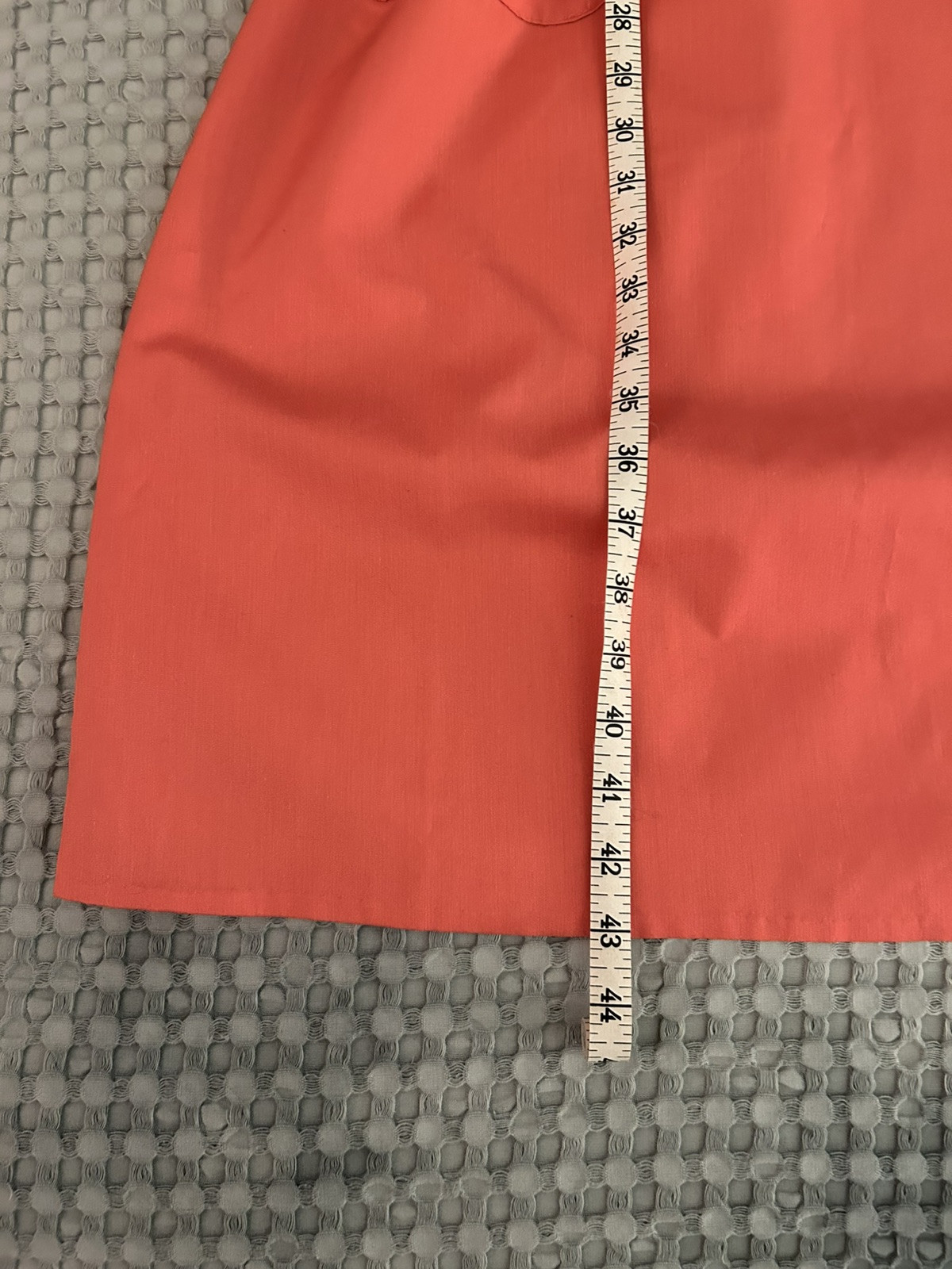 Vtg Fashion Seal Shane Apron Dress Pink Cottage Core Medium Smock Button Strap