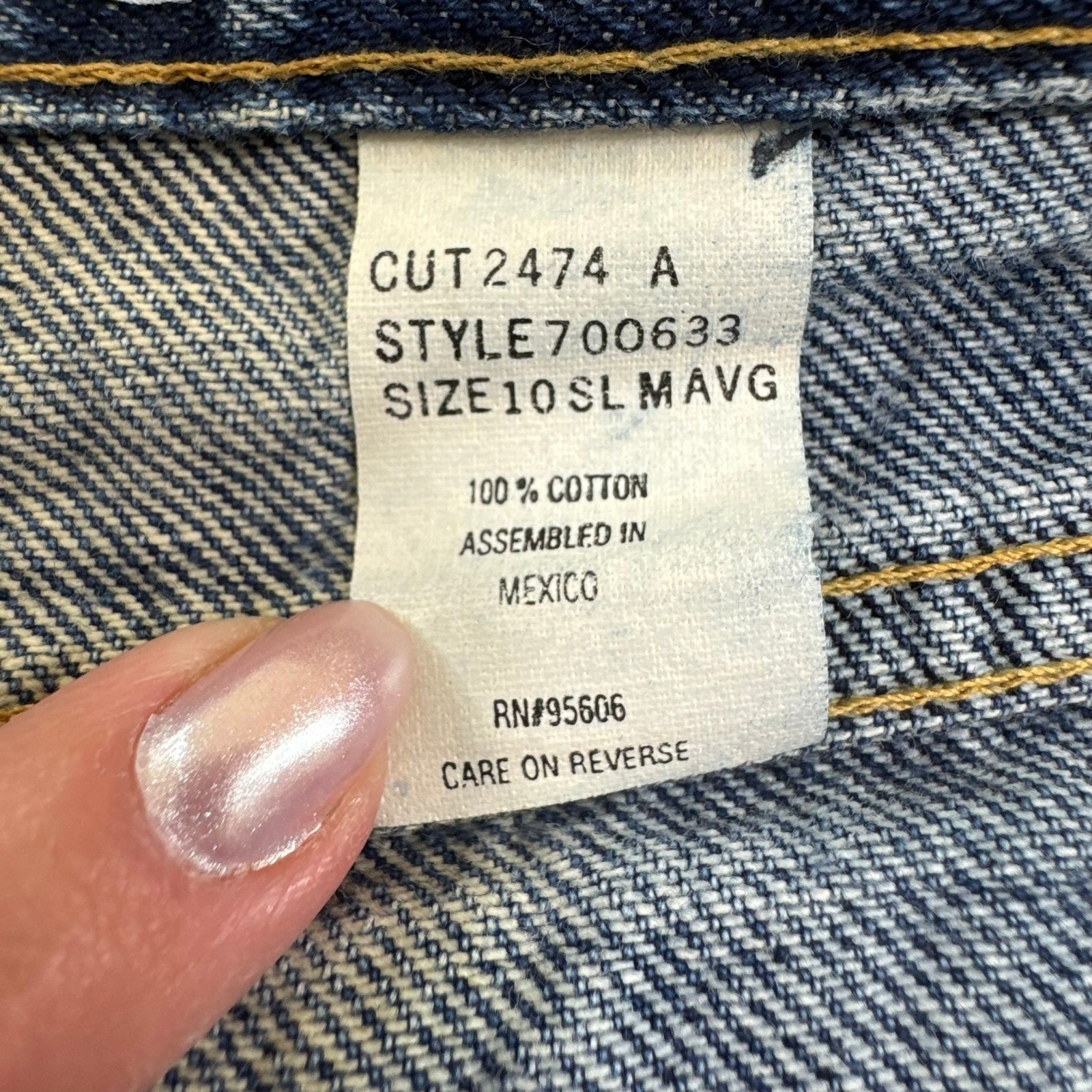 Vintage High Waisted LA Blues Tapered Leg Jeans Medium Wash Cotton Size 10