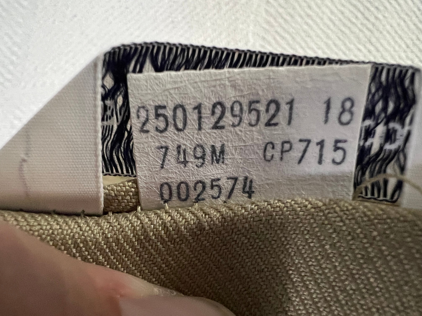 Vintage Levi’s 70s Bend Over Tan Polyester Pants Pockets 18 Levi READ