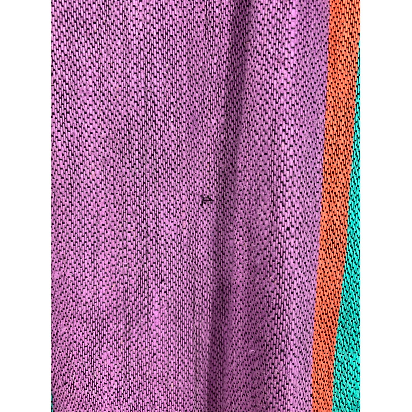 VTG 80s Prophecy Midi Skirt Womens XS Multicolor Purple Green Red Linen Blend