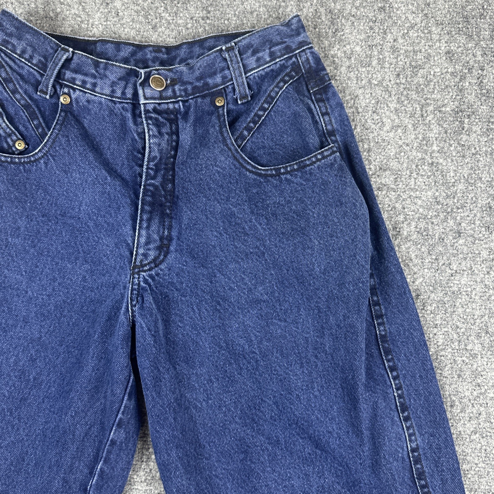 Zena Jeans Denim 80’s Western Style Jeans Junior’s 9 High Rise Tapered Vintage