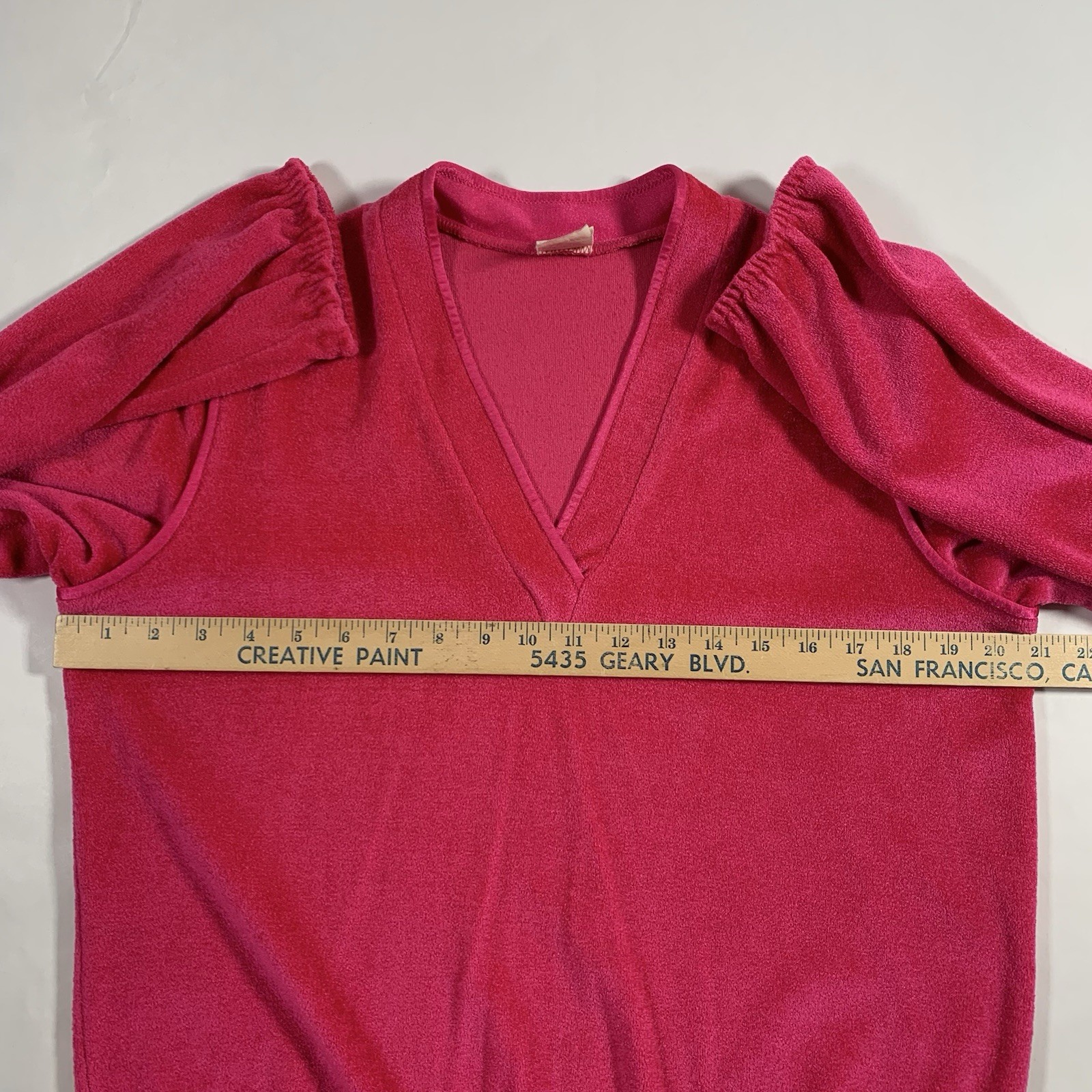 VTG 70s DeWeese Terry Cloth Velour Swim Sweat Suit Set Womens Medium Pool Lounge