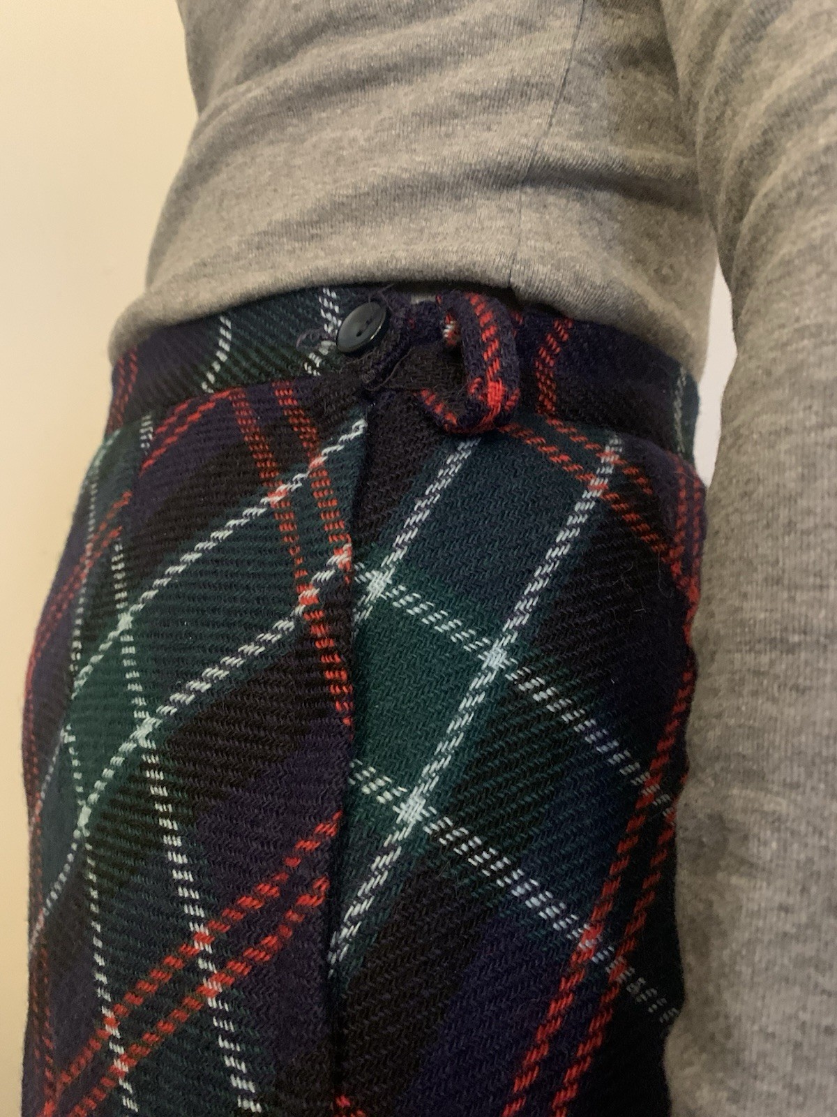 Vintage Plaid Skirt