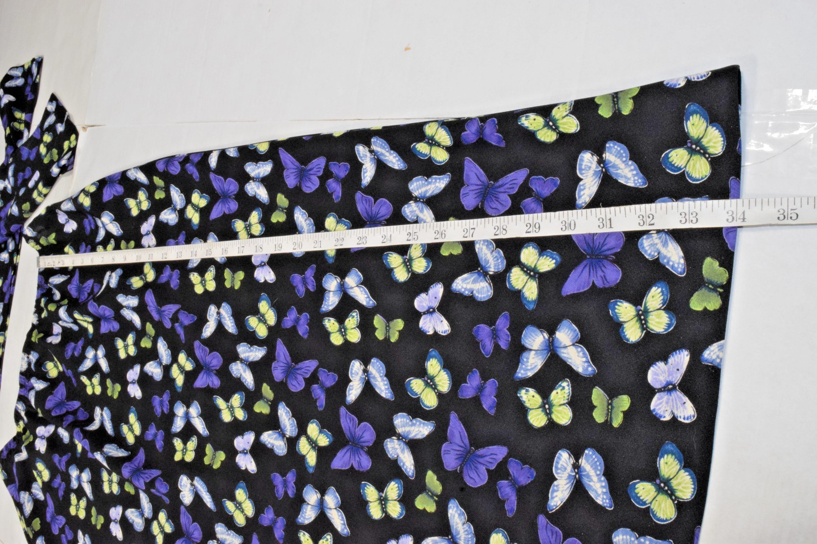 Vintage Leslie Fay Skirt with Matching Sash Size 14 90s Purple Green Butterfly