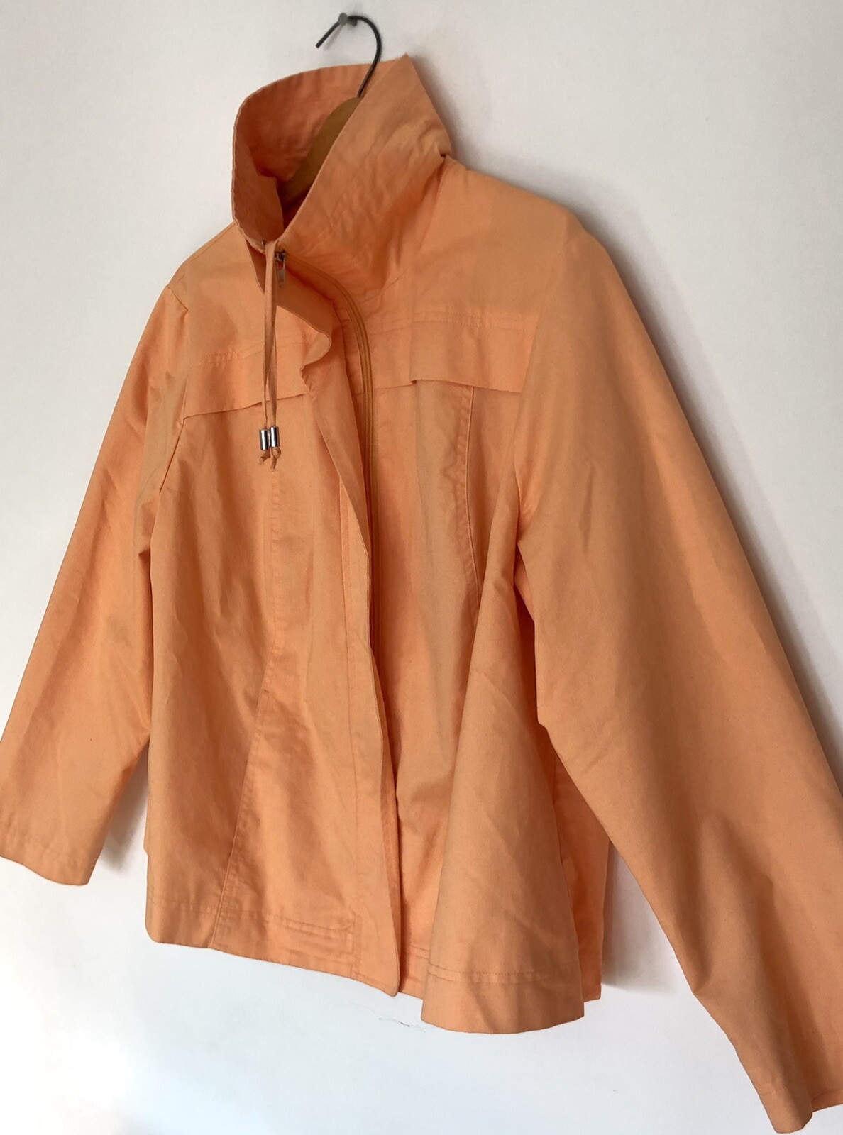 Vintage Faded Pastel Jacket – Stand Up Collar 80s 90s Rare & Unique