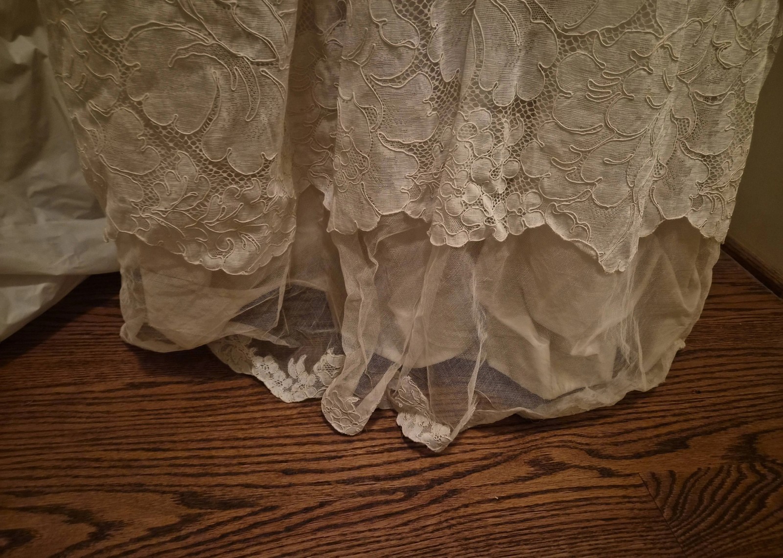 Vintage Two Piece 1950s-1960s B. Altman Co. Cream Wedding Dress