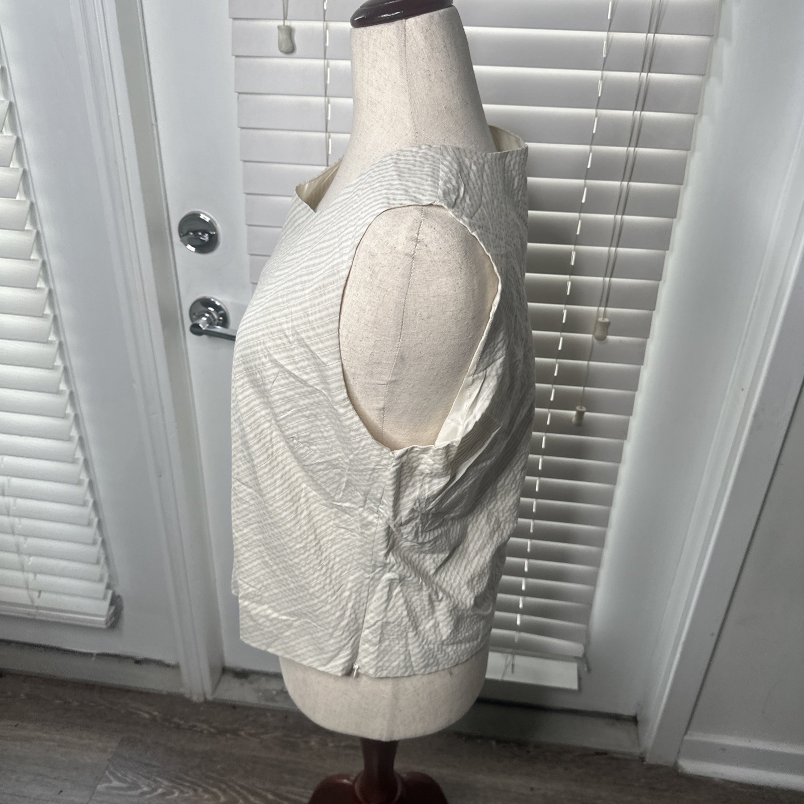 audrey Brand Cream Shirt Size 14