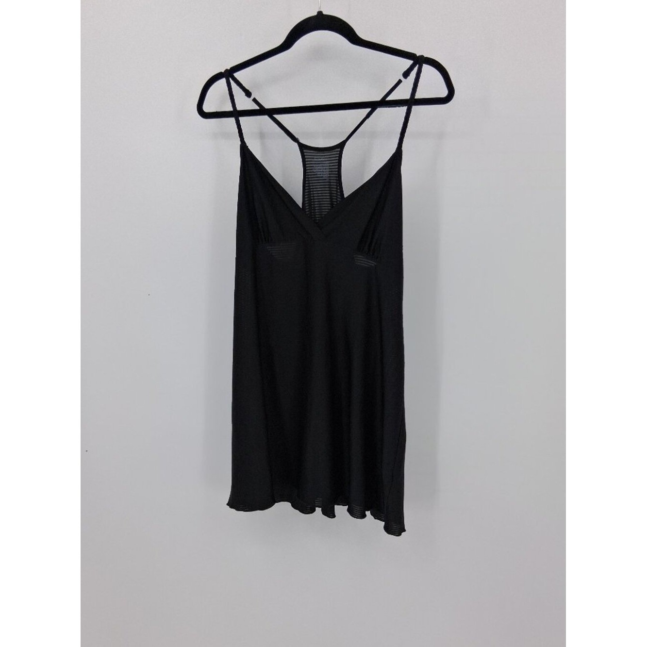 Black sheer nightie lingerie XL Romantic Sexy Summer Vintage