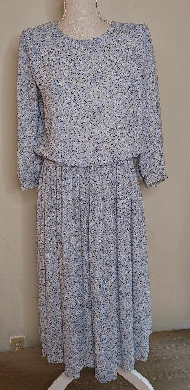 Vintage 80s Dress Secretary Church Grunge Grannycore sz 10 Damon II Union USA