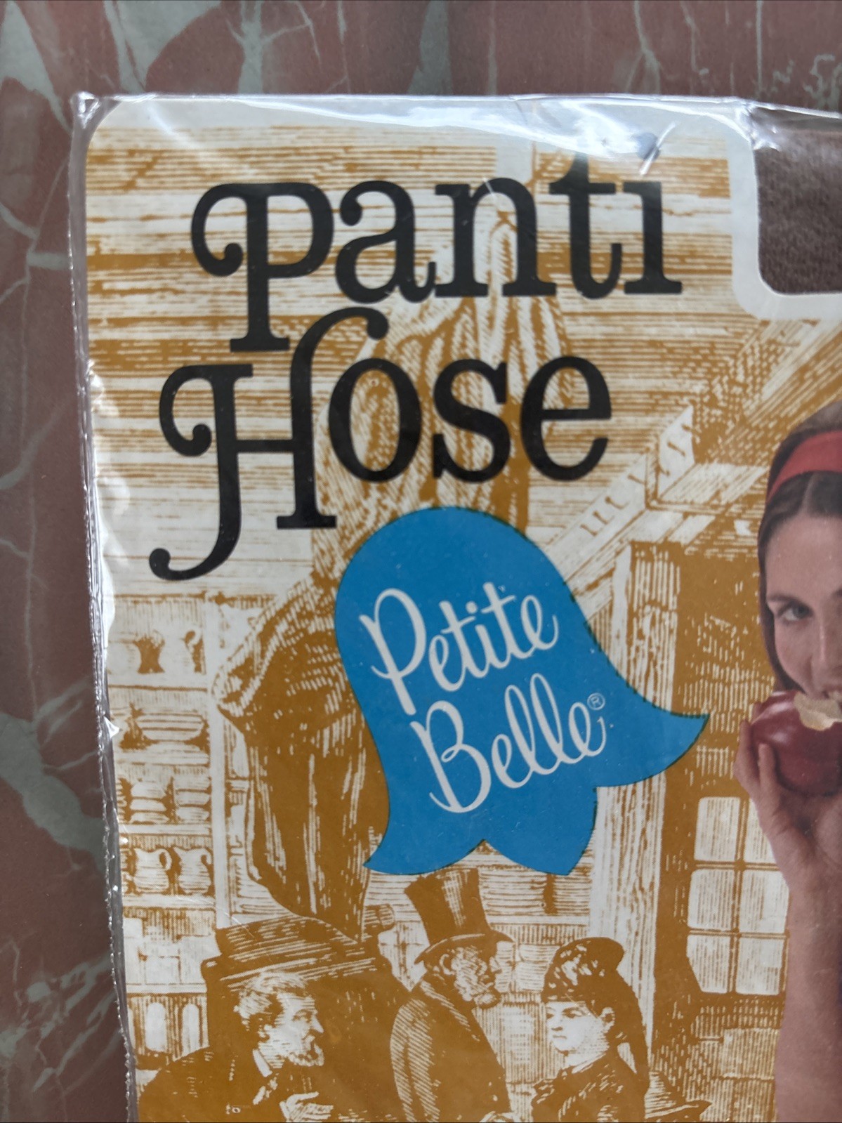 VTG NOS 70s Petite Belle Panti Hose Average Suntone 100% Nylon Woolworth NY USA