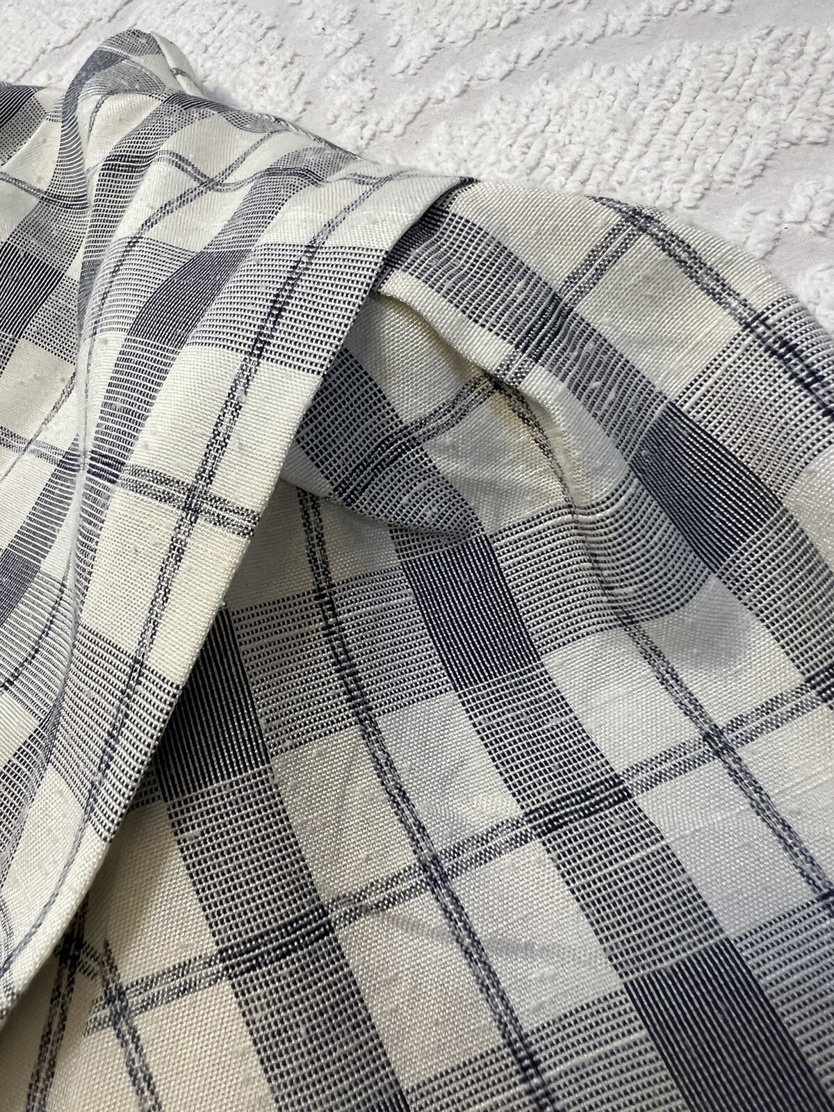 Vtg Alexis Fashions Blazer Women Sz 22WP Mock Shirt USA Plaid Double Breast
