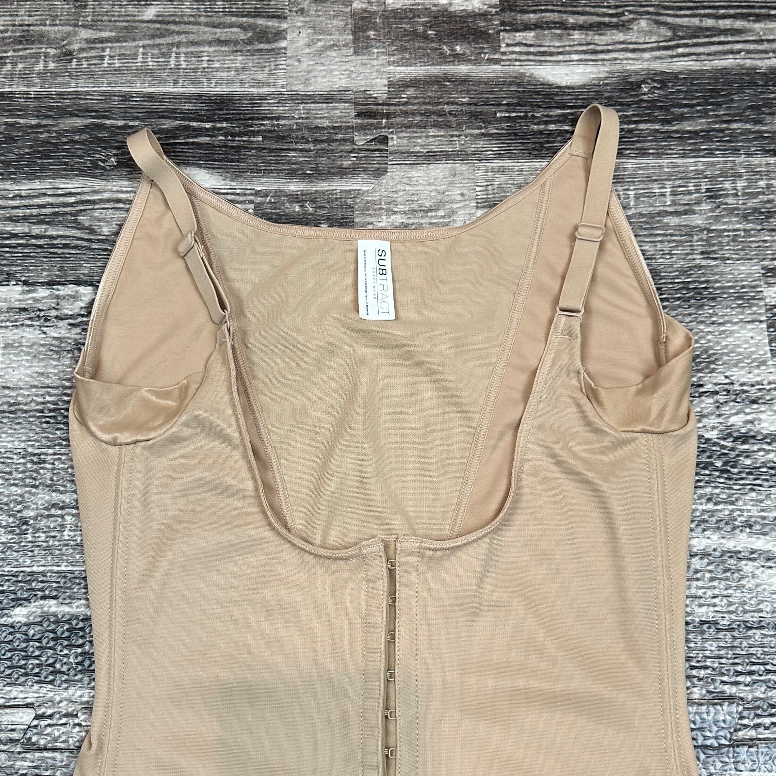 SUBTRACT Shapewear Shaping Slimming Girdle Corset Top Nude Black sz MED Lot of 2