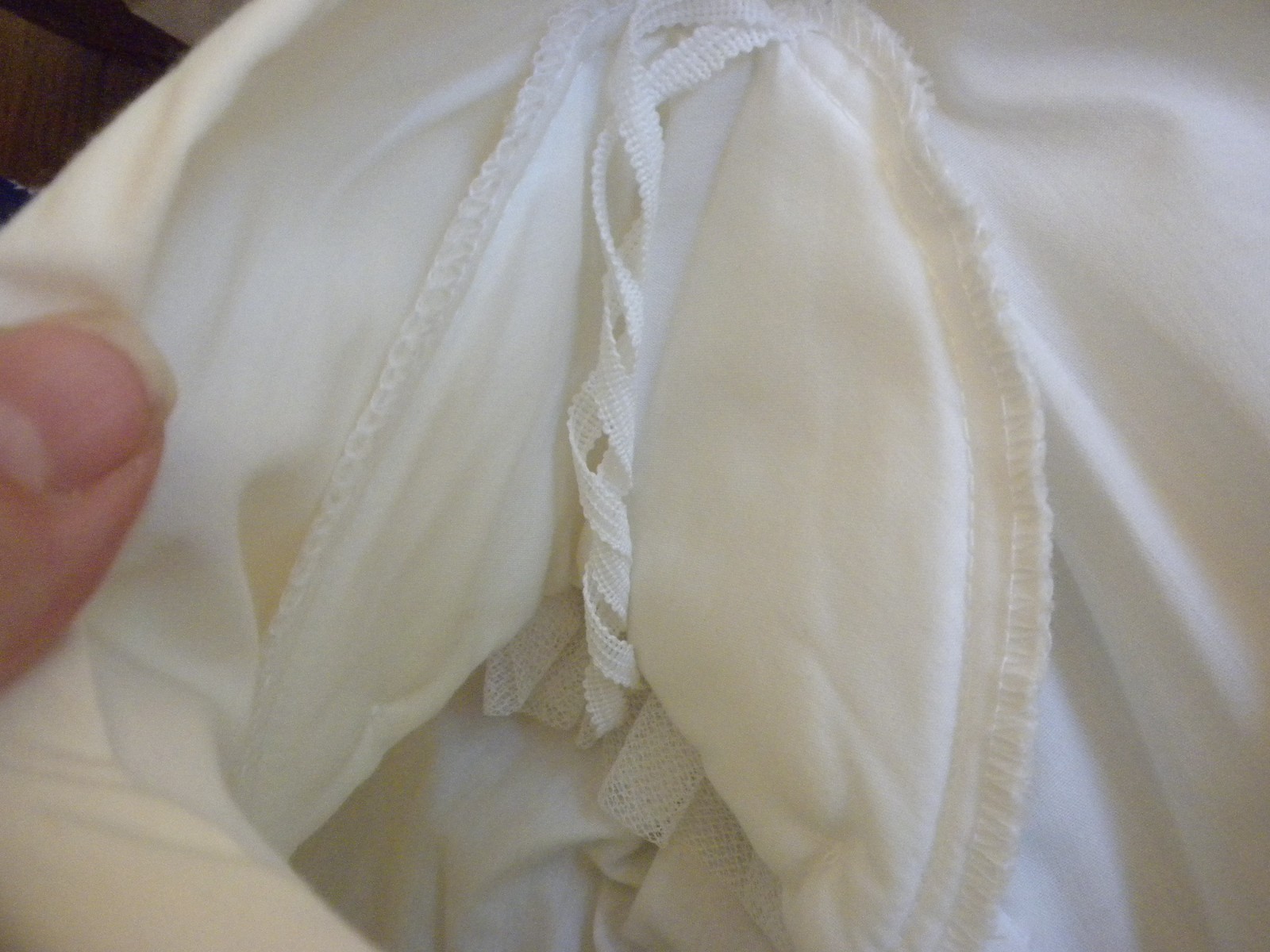 VTG Gunne Sax Sailor White Collar Dress Prairie Cottage 11 Jessica McClintock