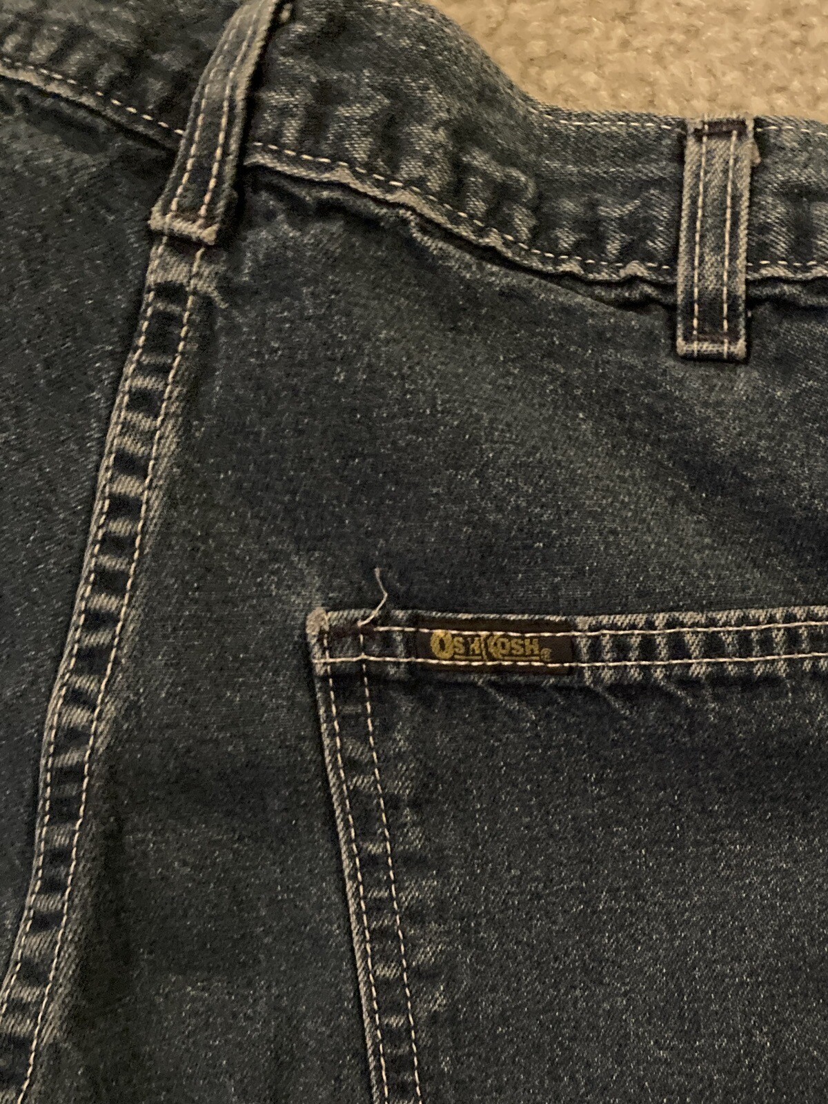 OSHKOSH * Vintage 90’s High-Waist Carpenter Jeans * Punk Grunge * 28 x 31