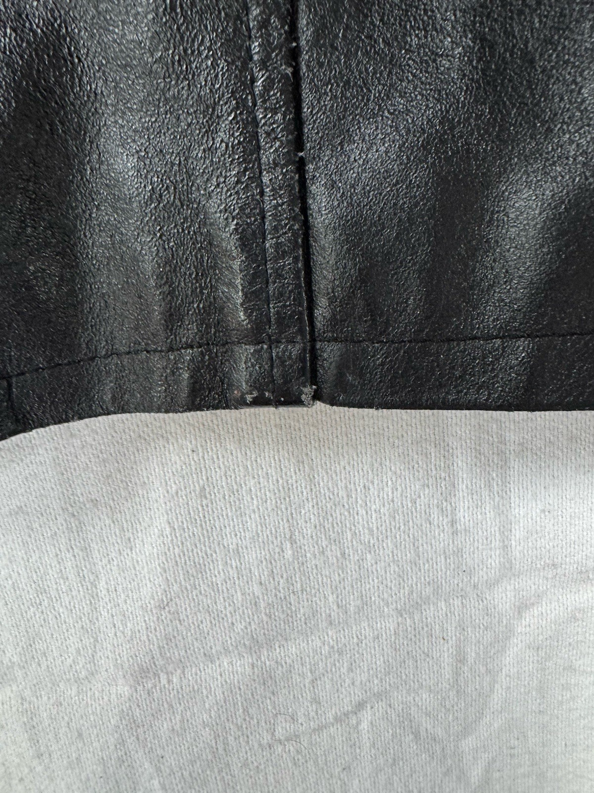 Vintage 90s Vera Pelle Black Italian Leather Blazer Jacket Women’s M