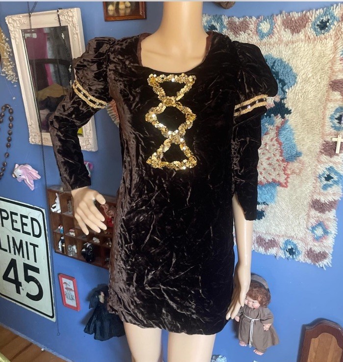 Vintage 1970S Renaissance Revival Dress