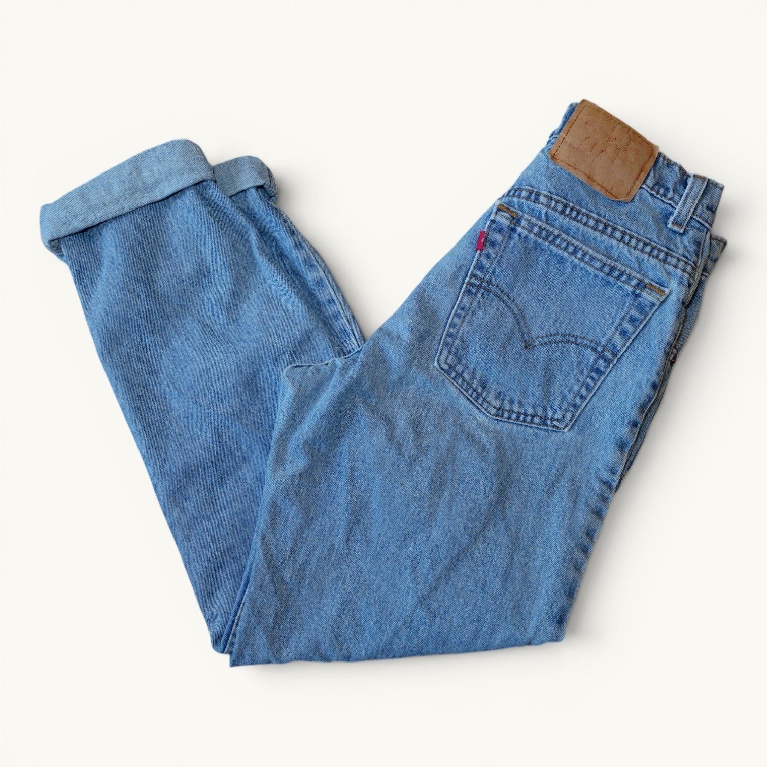 Vintage Levi’s Light Wash Straight Leg Jeans Women’s 11 Rigid Denim