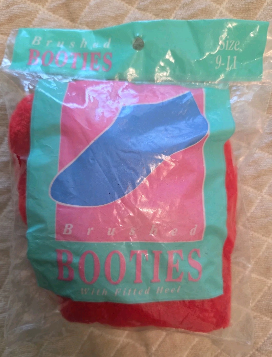 2 NIP VINTAGE LADIES BRUSHED BOOTIES RED 9-11 NEW! Fitted Heel Cedar Creek Red