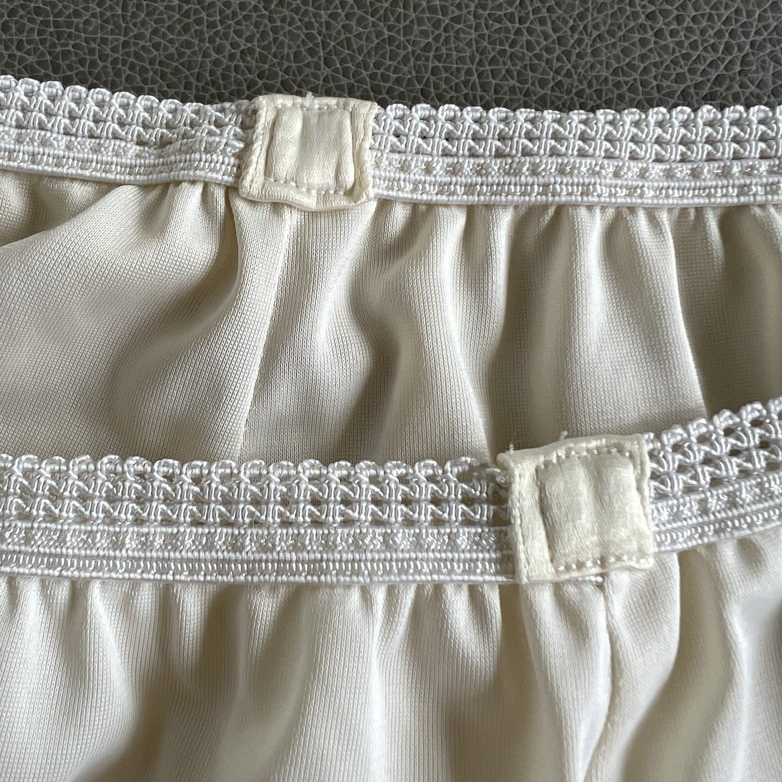 2 Vintage Pillow Tab Pettipants Nylon Slip Shorts Tap Panties Charmtrique USA