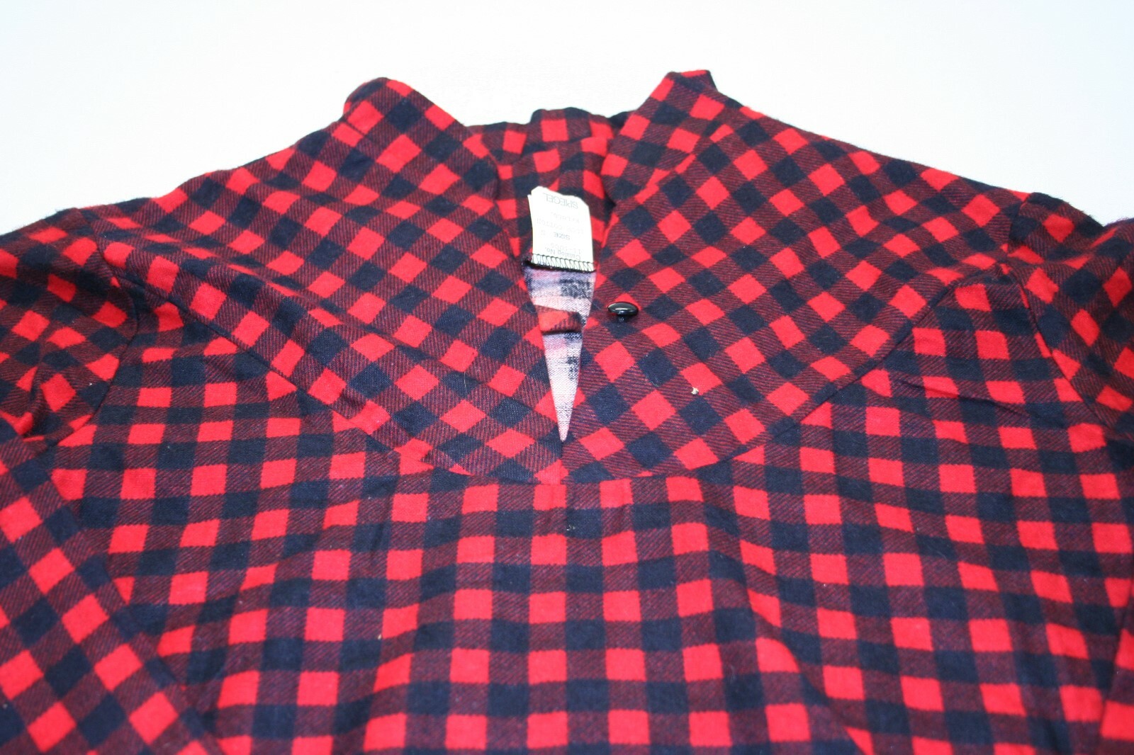 Vintage Speigel 70’s Womens Small Red Plaid Long Sleeve Flannel Shirt