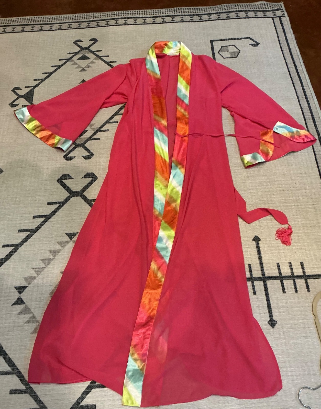 Vtg 2pc. Set Valerie Stevens Nightgown & robe GOLDEN GIRLS