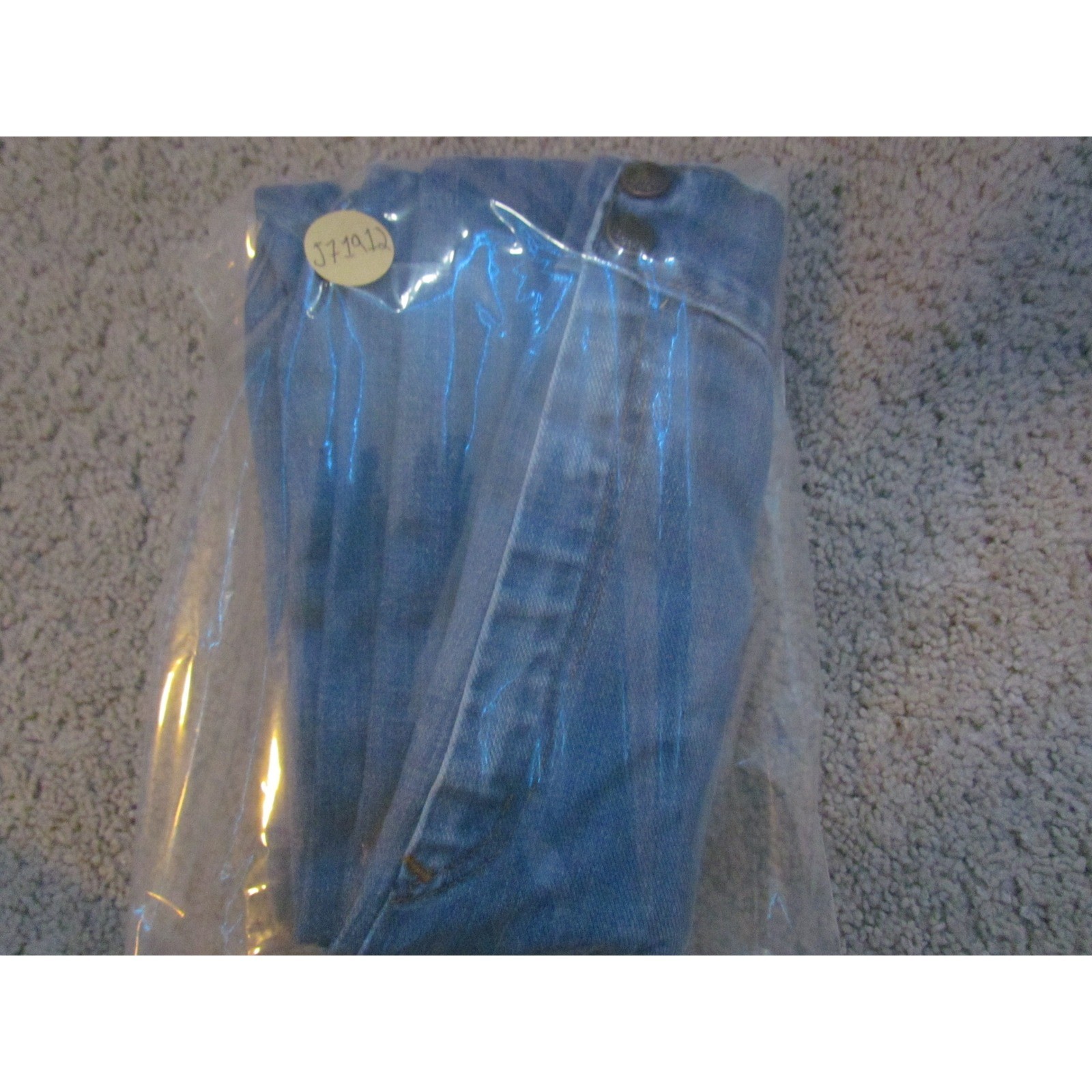 1970s Sears Jeans That Fit 28 Blue Vintage High Waisted Wide Leg Denim Mom
