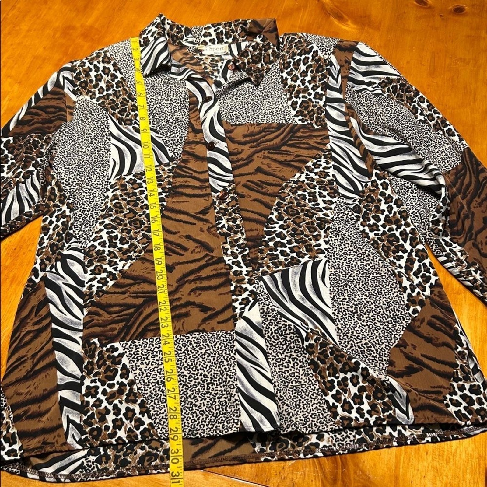 Vintage Y2K Indie Sleaze 3 Piece Set Mixed Animal Print Shirt Tank Skirt Club