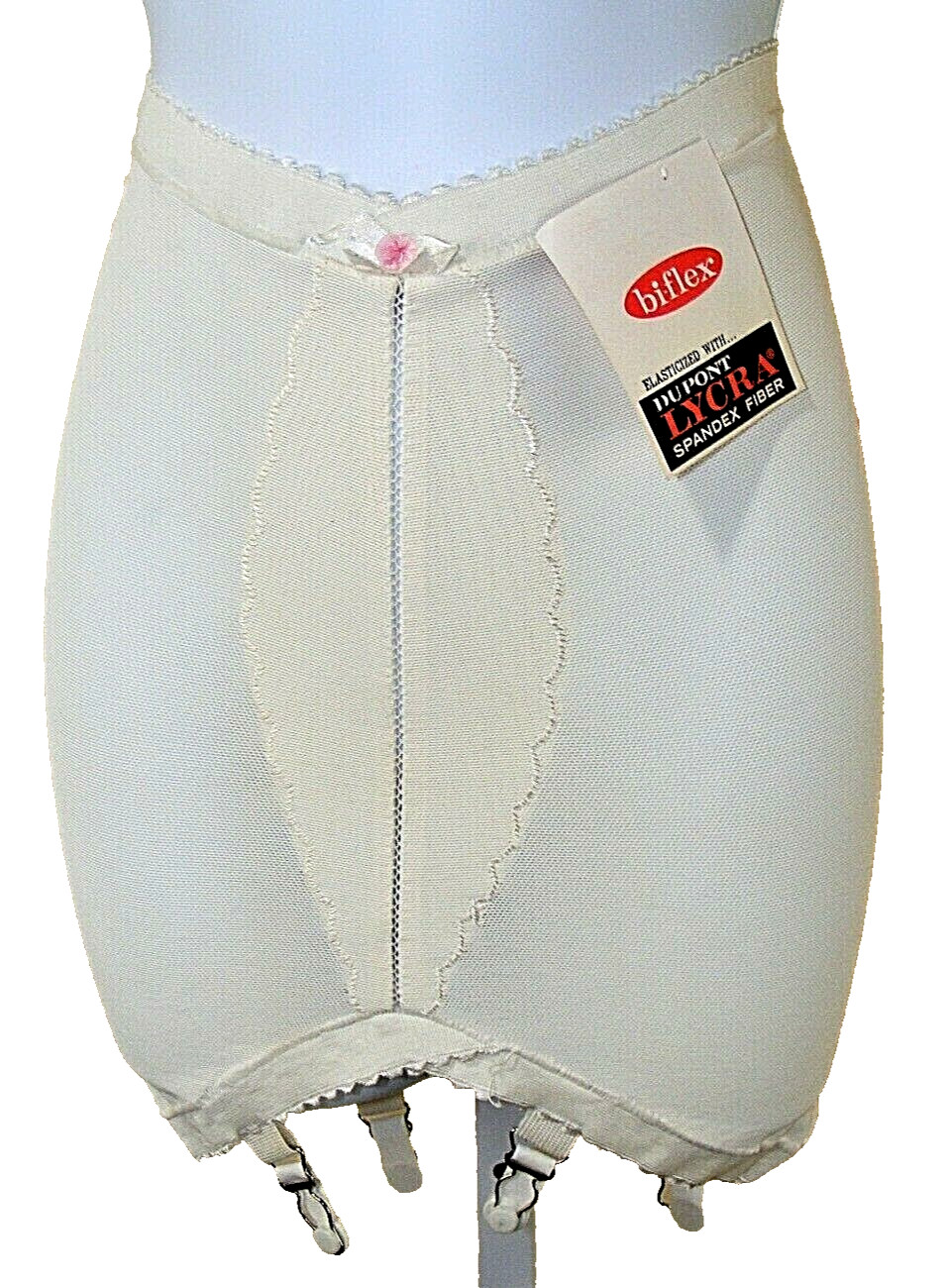 1950s GIRDLE XS 24-26 DEADSTOCK BOX BIFLEX OBG CORSET SHAPEWEAR VINTAGE LINGERIE
