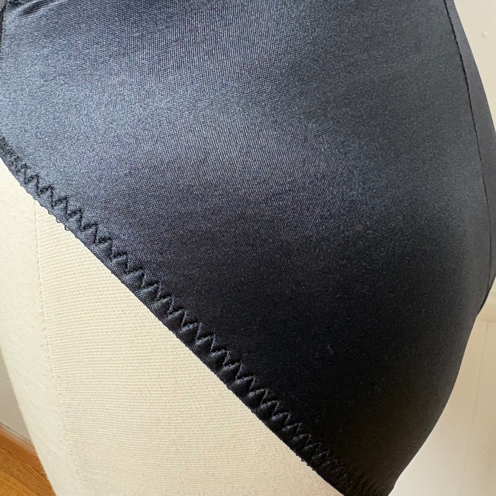 Partners Intimates Vtg Body Shaper Girdle Size 34B Black Lace Trim Strapless