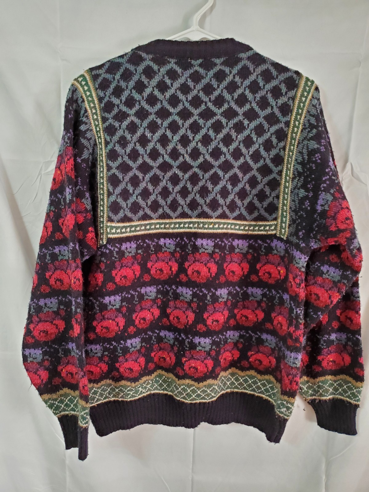 Vintage Mi Ki Majestic International Knitwear Sweater Size Small Petite 8% Wool