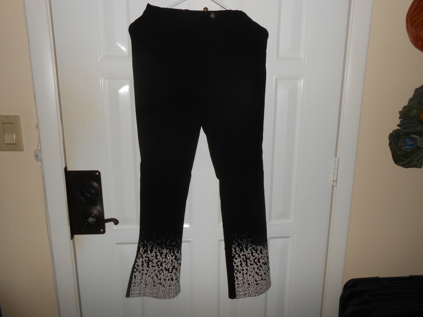 Girls Guess Jeans Black Waist 12 1/2 Inseam 27 1/2