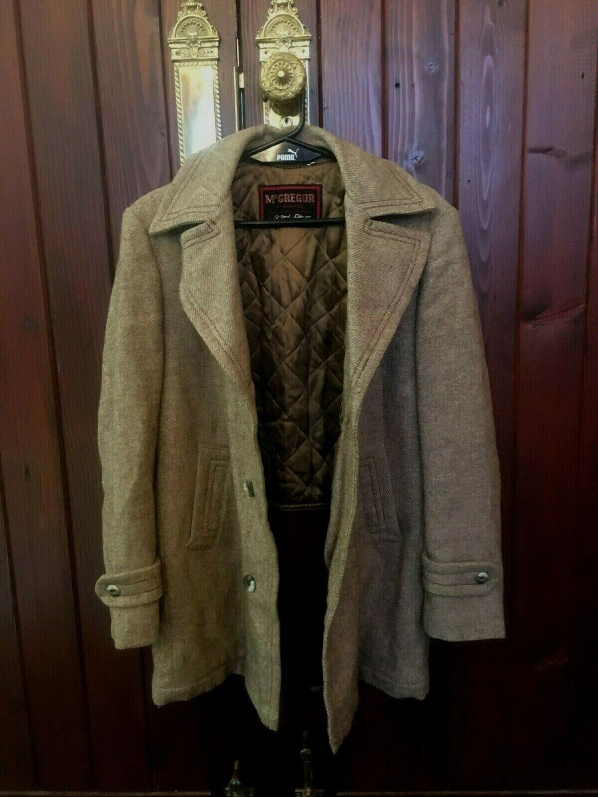 VINTAGE WOOL JACKET BY Mc GREGOR SIZE (10) MEDIUM E64