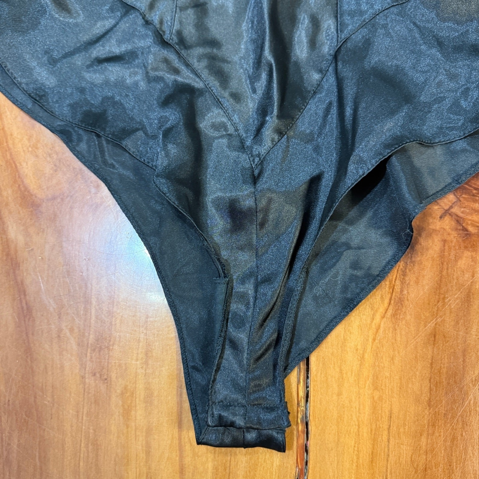 Vintage 90s Escante Lingerie Teddy Small Satin Lace Sheer Sexy Q19