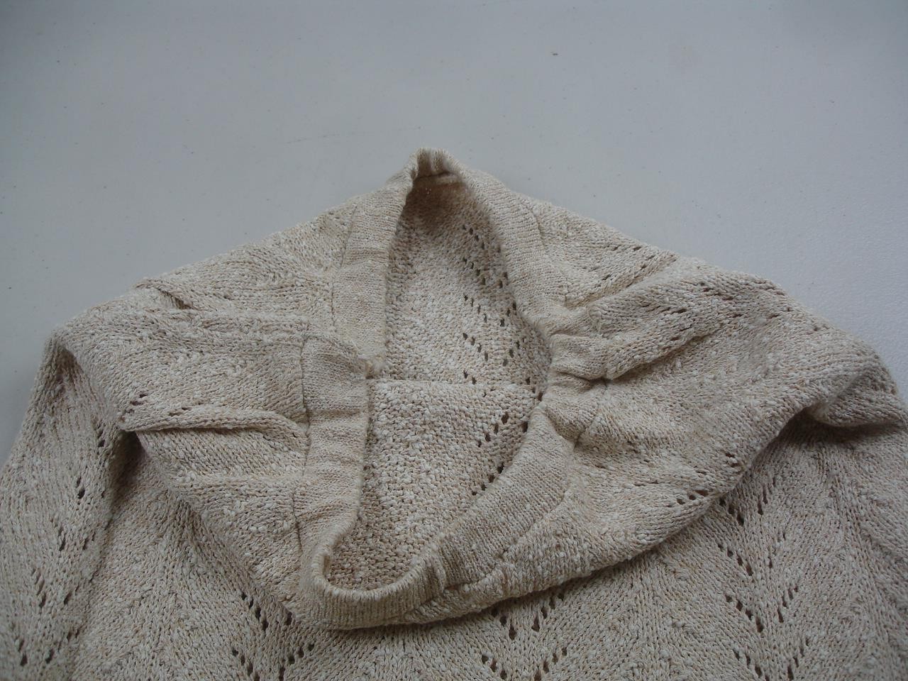 Women’s XS Vtg 1960’s Mister Cig 2-Pc Outfit Sweater Skirt Knit Beige Lime Green