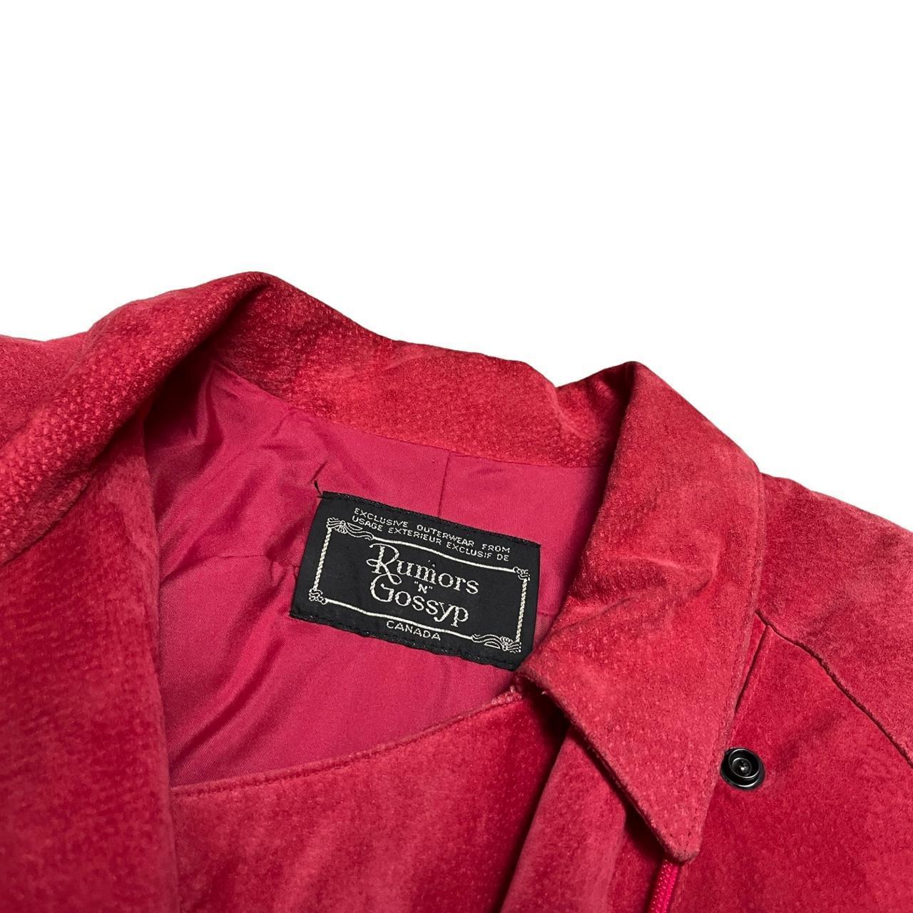 Vintage Genuine Leather Jacket Rumors n Gossyp Bomber – Womens Large