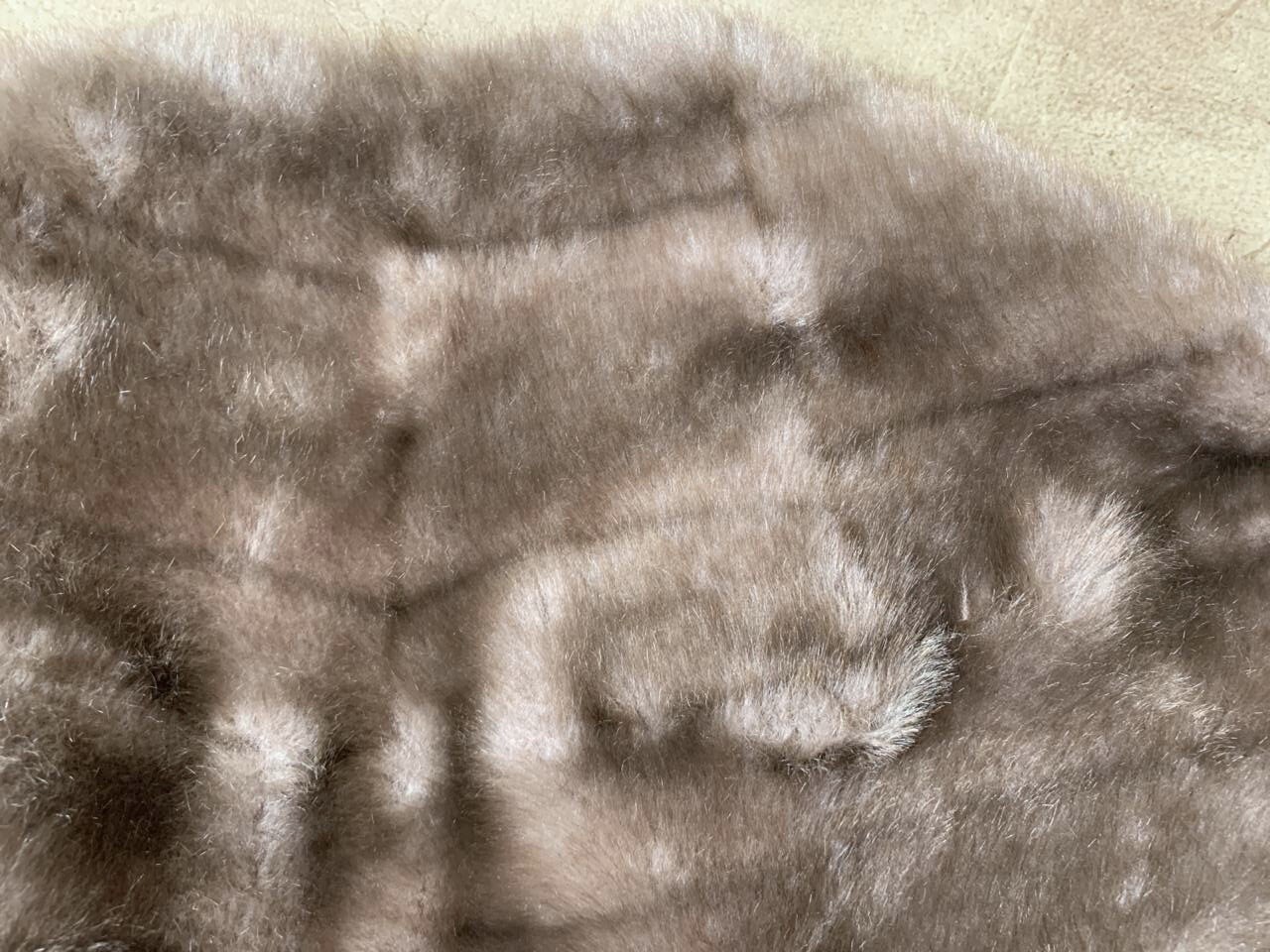 Vintage Rikki Melbourne Harbig Faux Fur Shoulder Stole Shawl Wrap