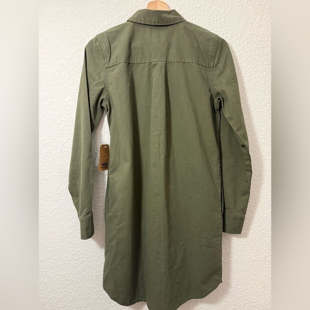Vans Olive Green Broadway Dress | Utility Style Casual Streetwear