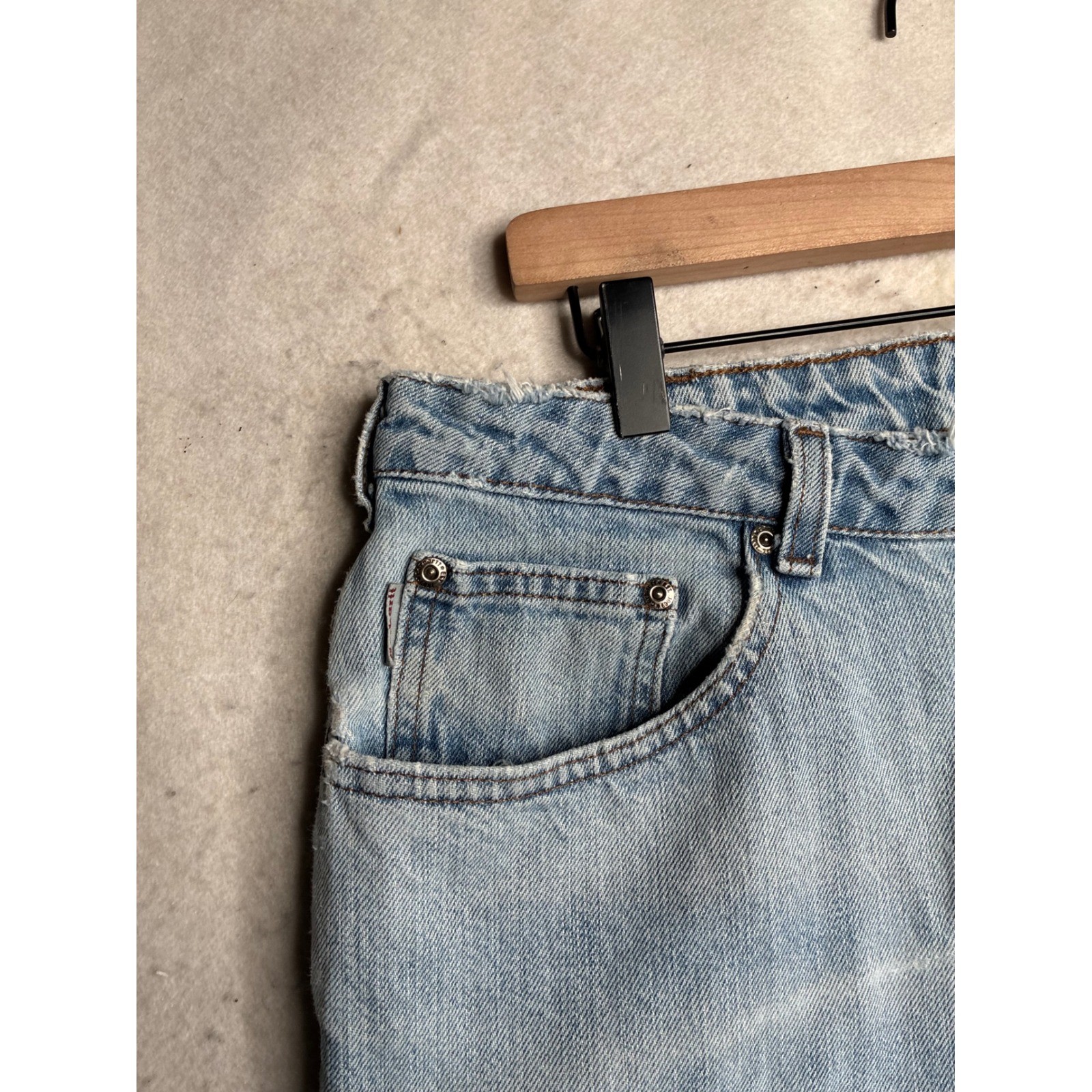 Vintage Carhartt Relaxed Fit Straight Leg Light Wash Denim Jeans womens 10×30