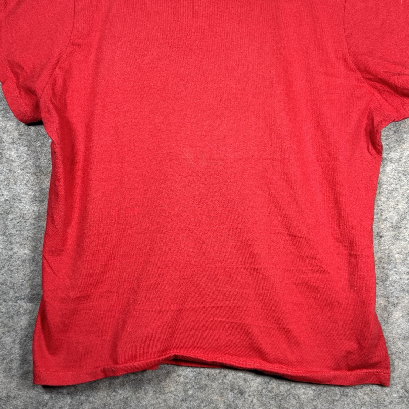 Womens The Beatles Love Cirque Du Soleil Red Graphic T Shirt Top Size XL 20×23