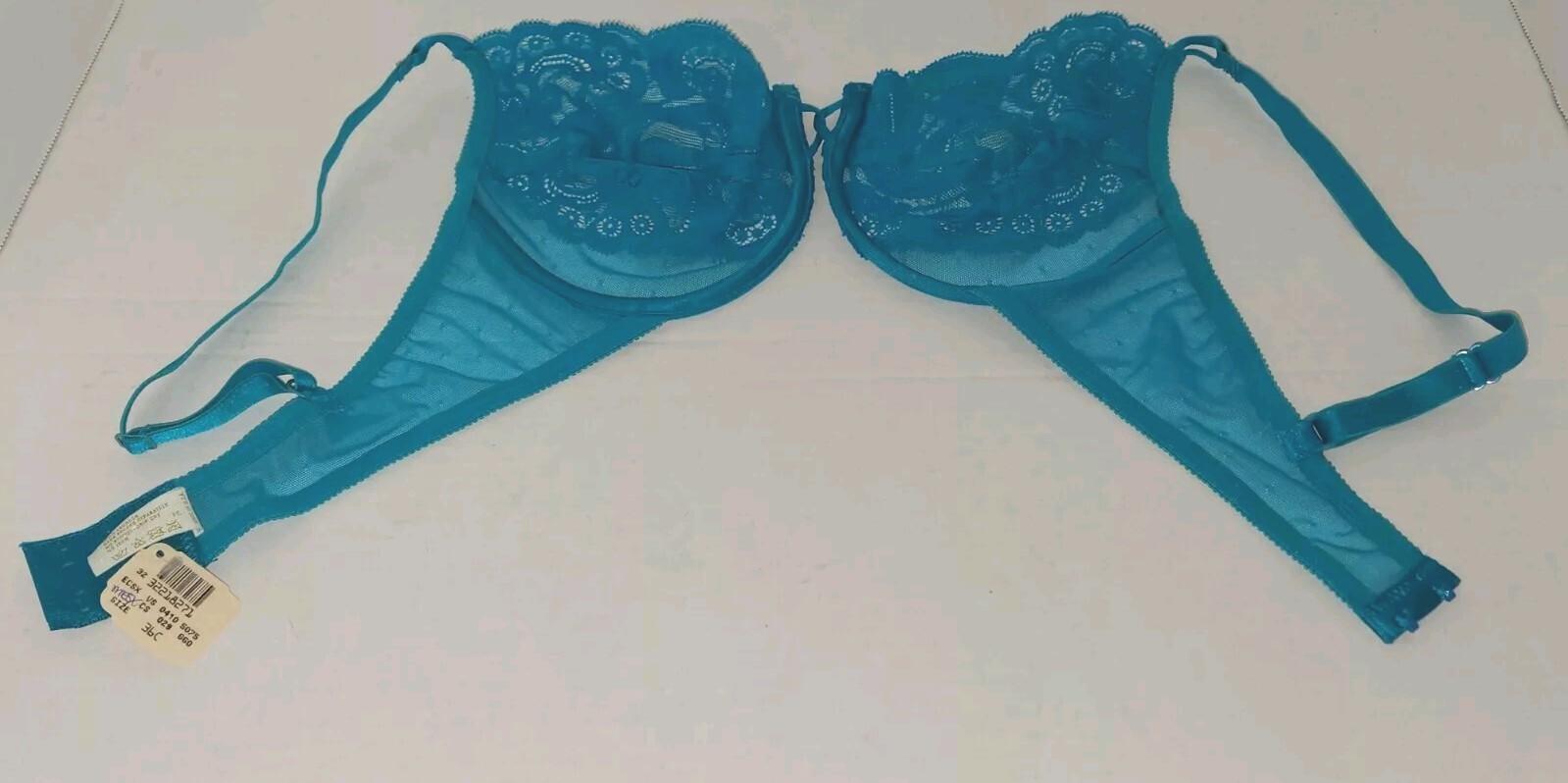 Vintage Victoria’s Secret Gold Label CROWN Bra 36C Made in USA- NWT – BLUE 70817