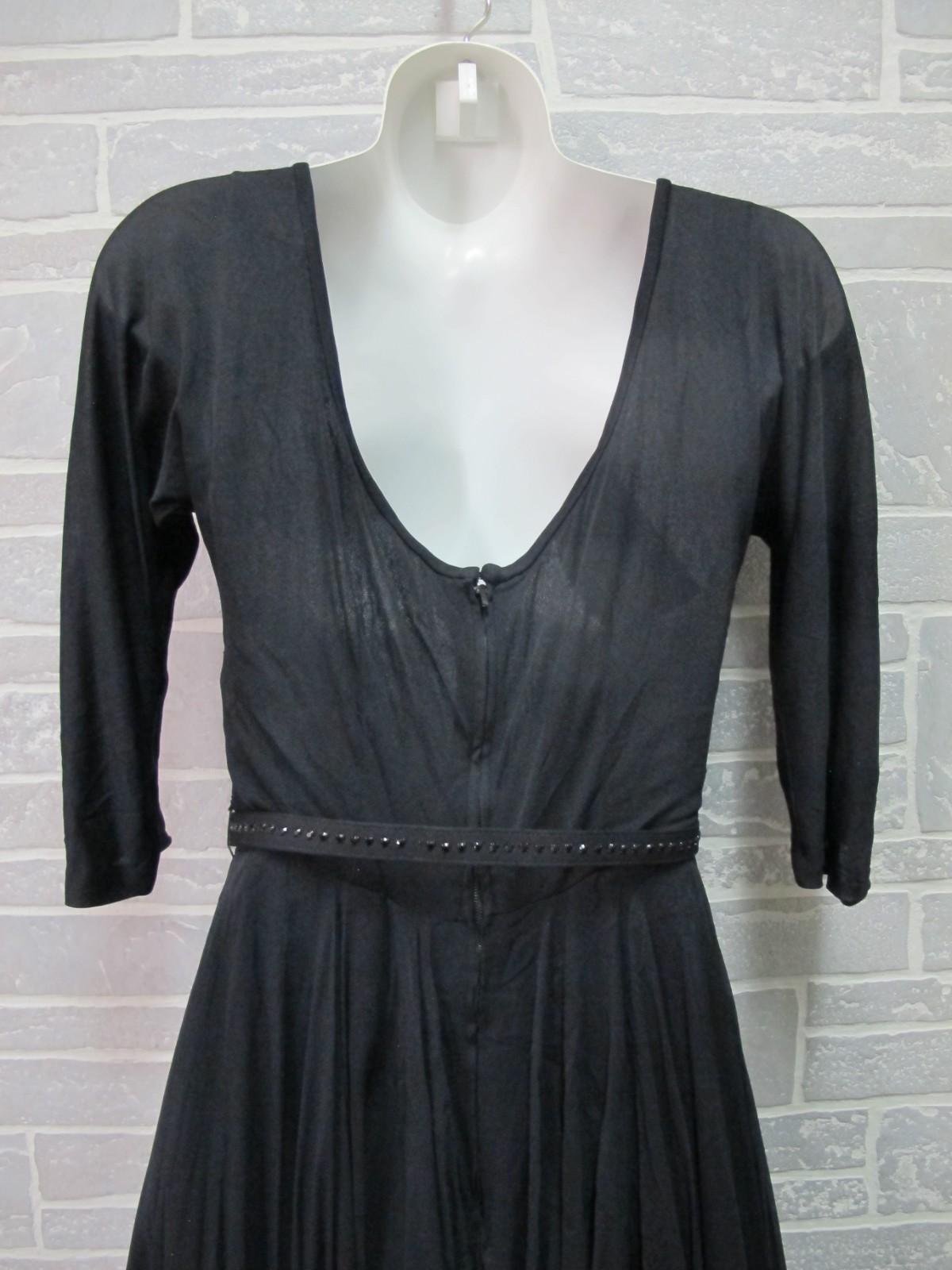 Vintage 1940’s/50’s Black and Yellow Dress Set (H0171)