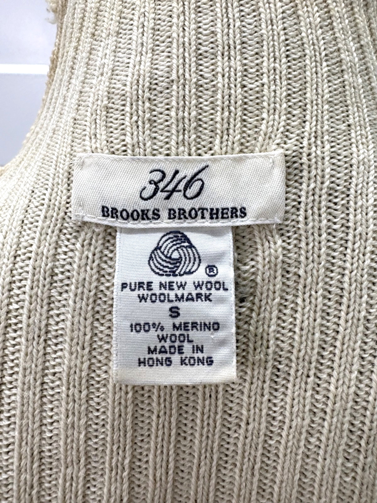 Vintage Brooks Brothers „346” Womens Mock Turtle Neck Sweater
