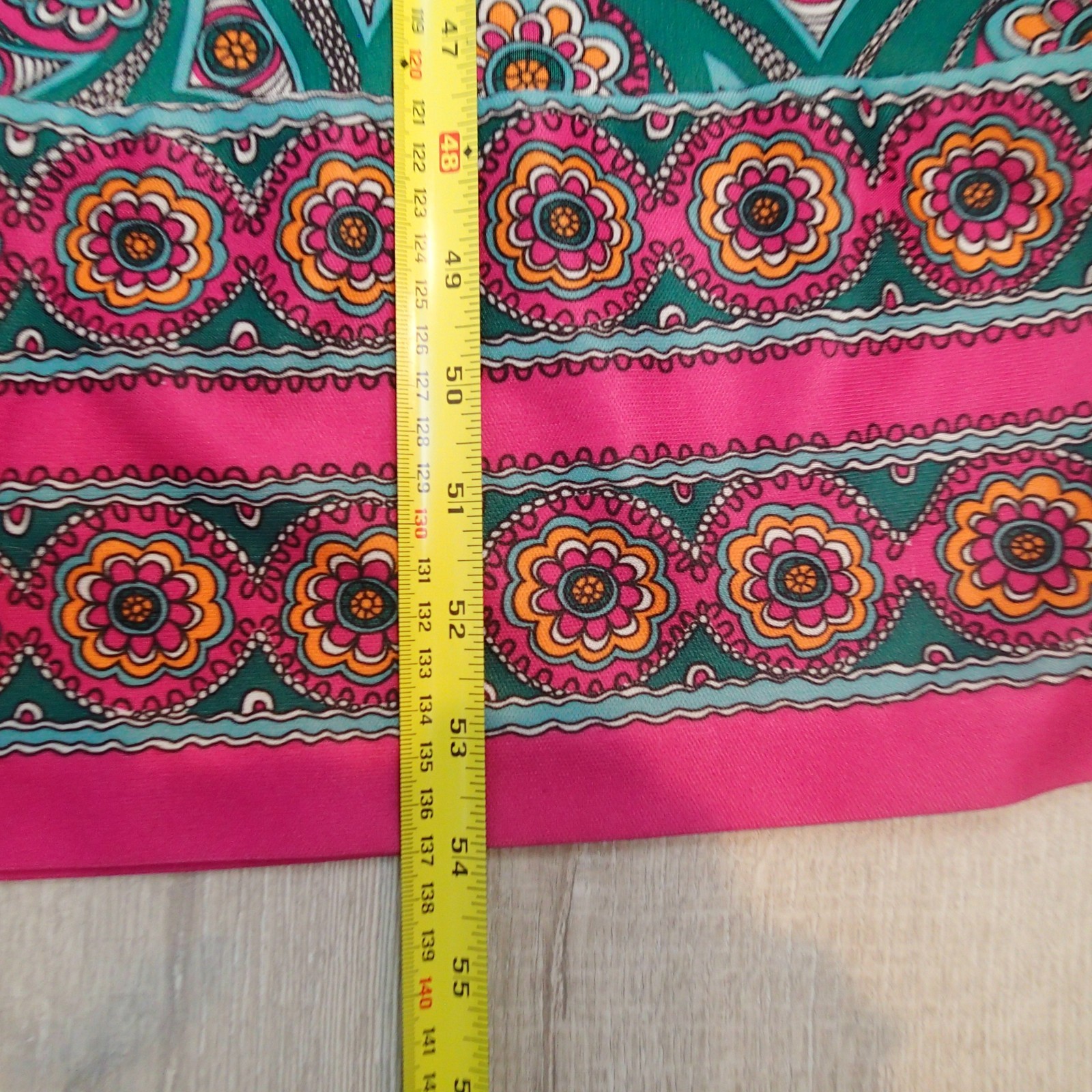 vtg Hoot Owl Groovy Floral maxi Dress sz 13 m/l 70s Chic Prairie Festival long