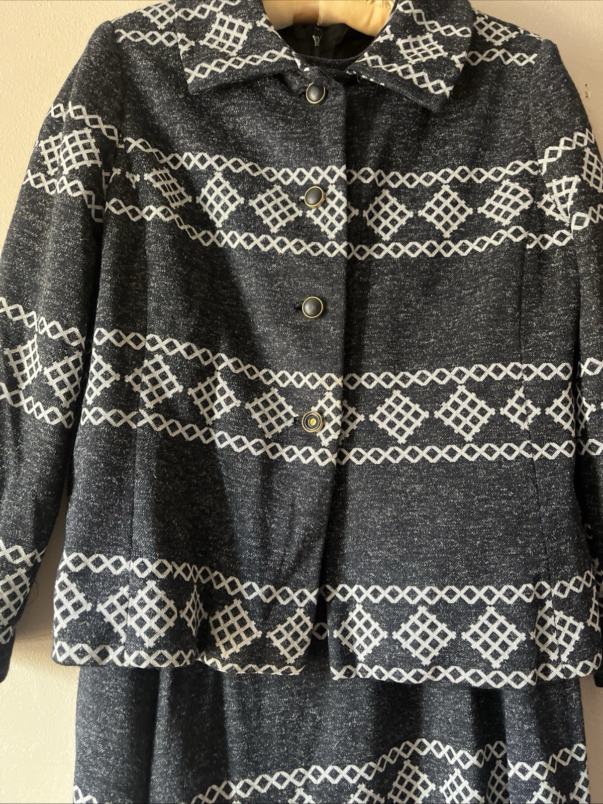 RARE Vintage Al Cooper Beverly Hills Dress With Pockets Suit