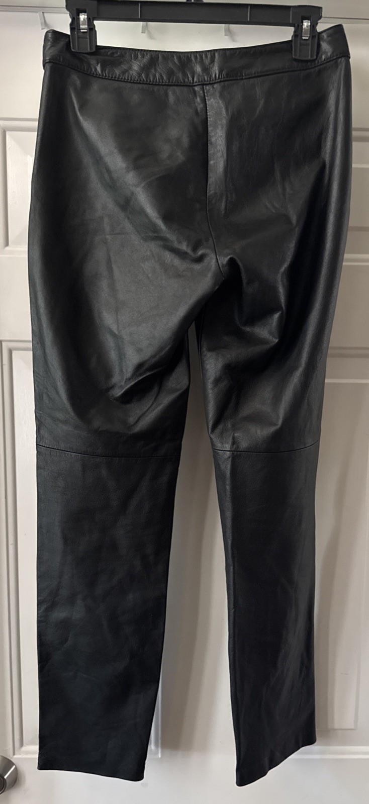 Vintage 80’s Diesel Black Leather ETICHETTA Pants No Pockets Size M
