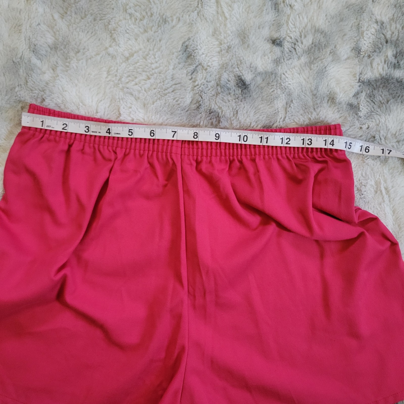 VTG 80s Hampton East Pink Athletic Shorts Size 18 WAIST 29.75 IN. Made In USA