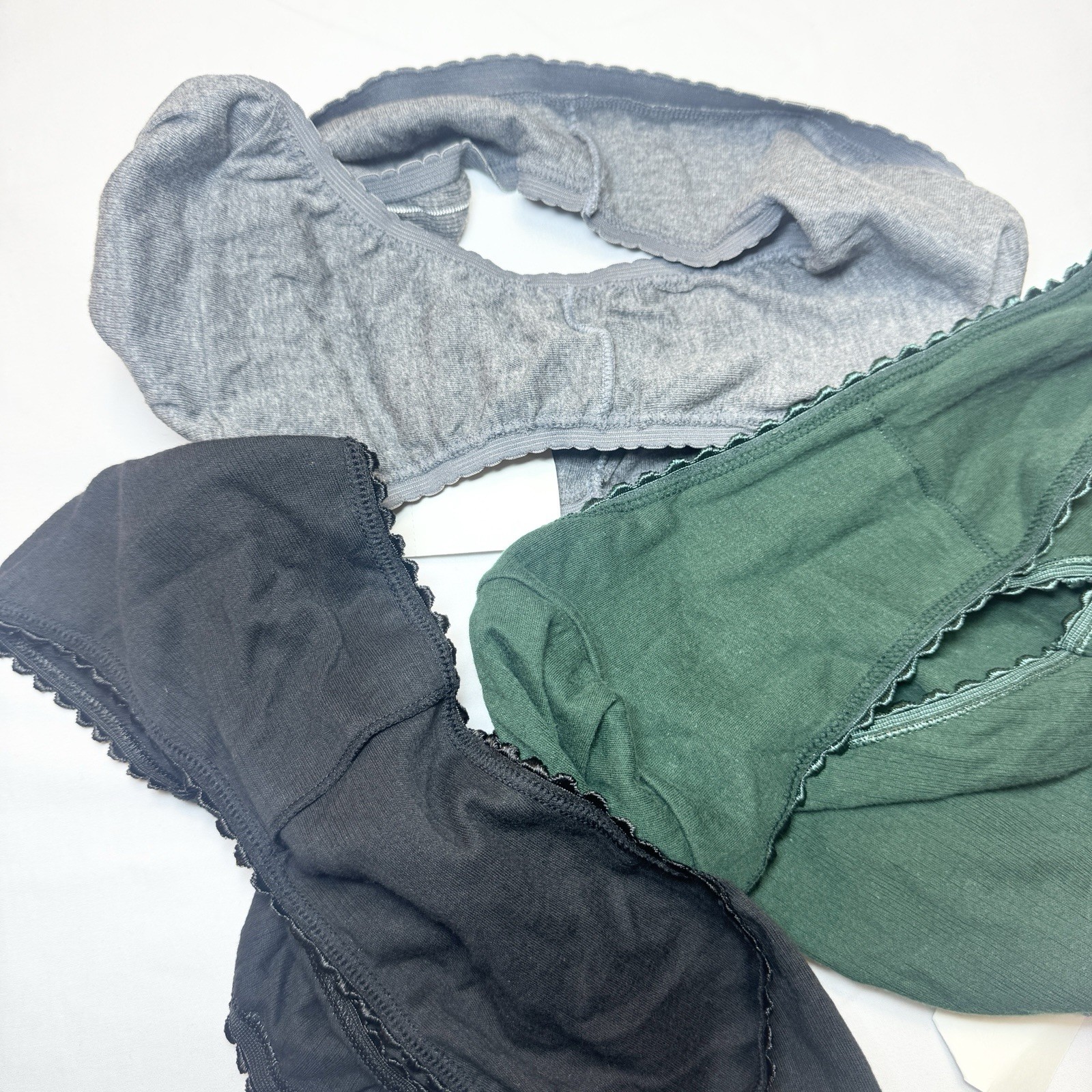 Vintage Fashion Bug High Cut Bikini Panties Size 8 Plus 90s 100% Cotton NOS X3