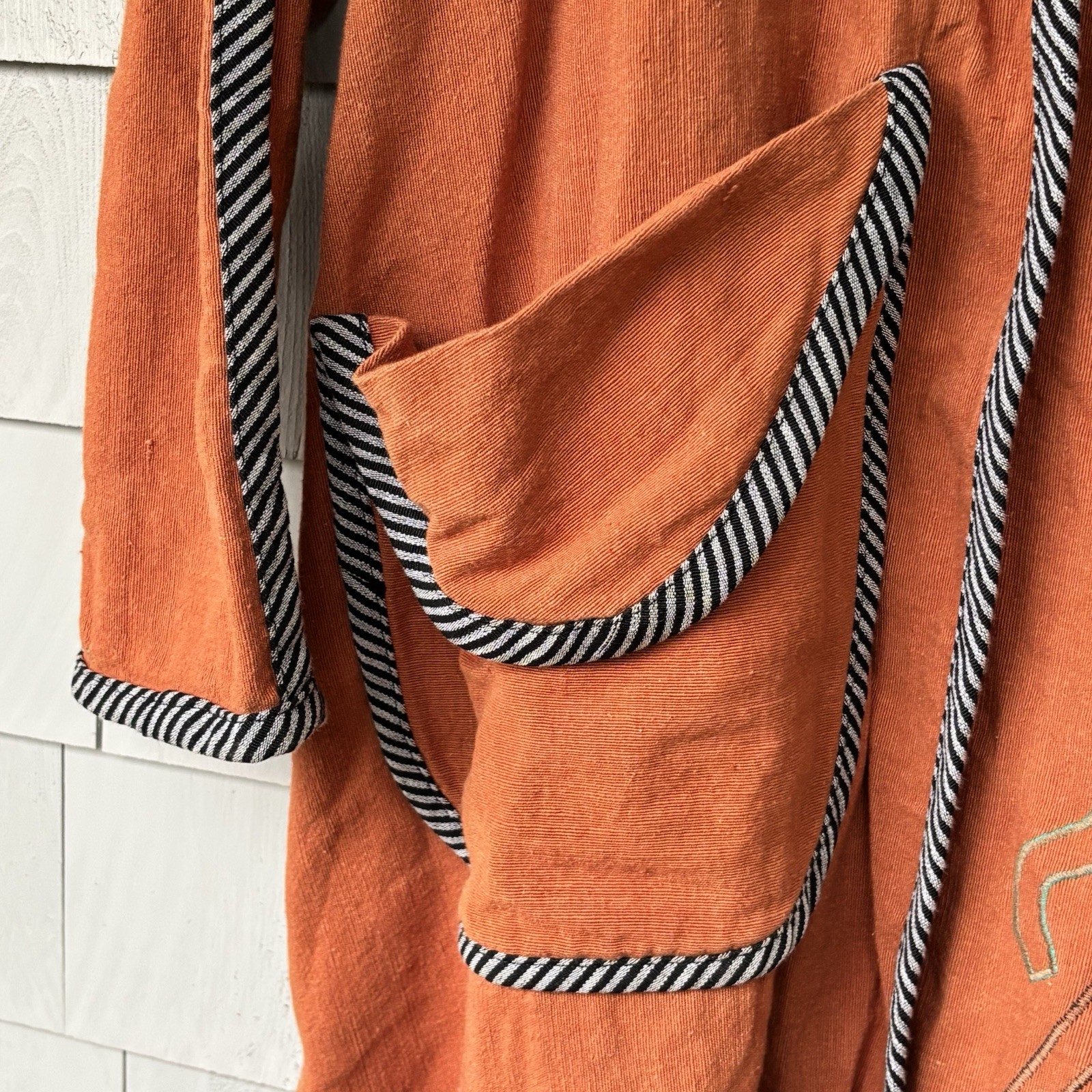 Beppa Cotton Canvas Duster Coat 80’s Wearable Art Festival Lagenlook Seattle XL