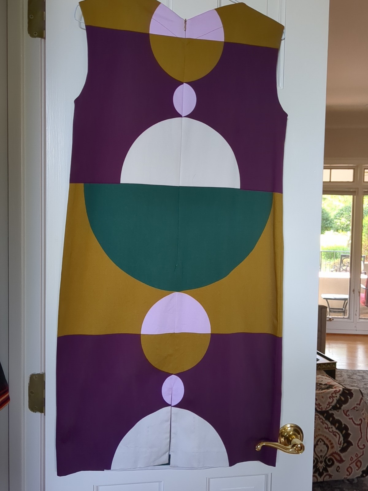 marimekko, Size 38 , Vintage Cotton Shift Dress, Sleeveless